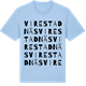Blue Soul t-shirt med Virestadnäs ordlek t-shirt