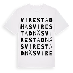 Virestadnäs ordlek t-shirt – ekologisk bomull t-shirt från Pinshirt
