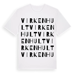Virkenhult ordlek t-shirt – ekologisk bomull t-shirt från Pinshirt