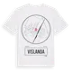 White t-shirt med Vislanda t-shirt