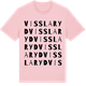 Pink Cotton t-shirt med Visslaryd ordlek t-shirt