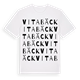 White t-shirt med Vitabäck ordlek t-shirt