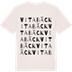 Vintage White t-shirt med Vitabäck ordlek t-shirt