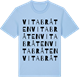 Blue Soul t-shirt med Vitabråten ordlek t-shirt