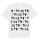 Vithult ordlek t-shirt