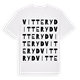 Vitteryd ordlek t-shirt