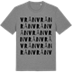 Mid Heather Gray t-shirt med Vrån ordlek t-shirt