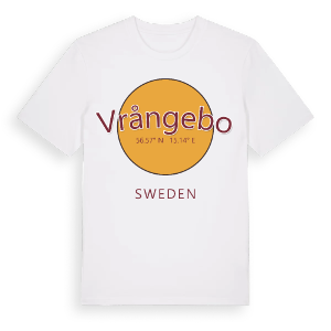 Vrångebo cirkel t-shirt – ekologisk bomull t-shirt från Pinshirt