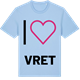 Blue Soul t-shirt med Jag älskar Vret t-shirt stort tryck