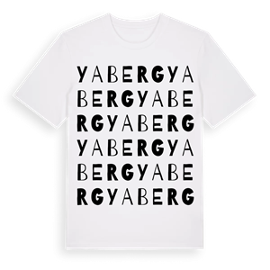 Yaberg ordlek t-shirt – ekologisk bomull t-shirt från Pinshirt
