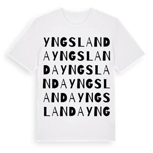 Yngslanda ordlek t-shirt – ekologisk bomull t-shirt från Pinshirt