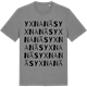 Mid Heather Gray t-shirt med Yxnanäs ordlek t-shirt