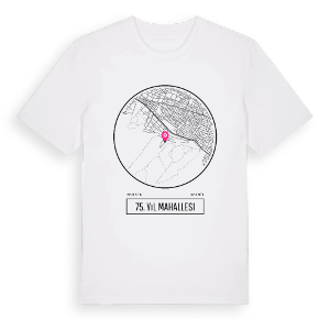 75. Yıl Mahallesi t-shirt – ekologisk bomull t-shirt från Pinshirt