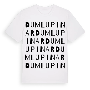 Dumlupınar ordlek t-shirt – ekologisk bomull t-shirt från Pinshirt