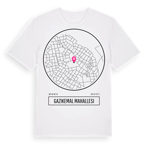 Gazikemal Mahallesi t-shirt – ekologisk bomull t-shirt från Pinshirt