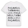 Paşam Sultan Mahallesi ordlek t-shirt