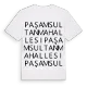 Paşam Sultan Mahallesi ordlek t-shirt