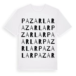 Pazarlar ordlek t-shirt – ekologisk bomull t-shirt från Pinshirt
