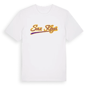 Saz Köyü baseball t-shirt – ekologisk bomull t-shirt från Pinshirt
