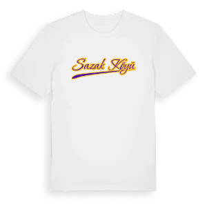 Sazak Köyü baseball t-shirt – ekologisk bomull t-shirt från Pinshirt