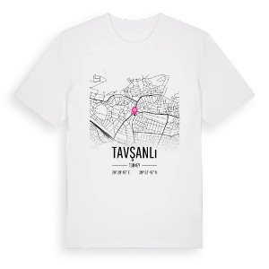 Tavşanlı karta t-shirt – ekologisk bomull t-shirt från Pinshirt