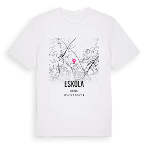 Eskola karta t-shirt – ekologisk bomull t-shirt från Pinshirt