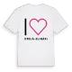 Jag älskar Etelä-Elimäki t-shirt stort tryck