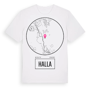 Halla t-shirt – ekologisk bomull t-shirt från Pinshirt