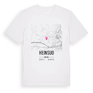 Heinsuo karta t-shirt – ekologisk bomull t-shirt från Pinshirt