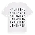 Kaunisnurmi ordlek t-shirt