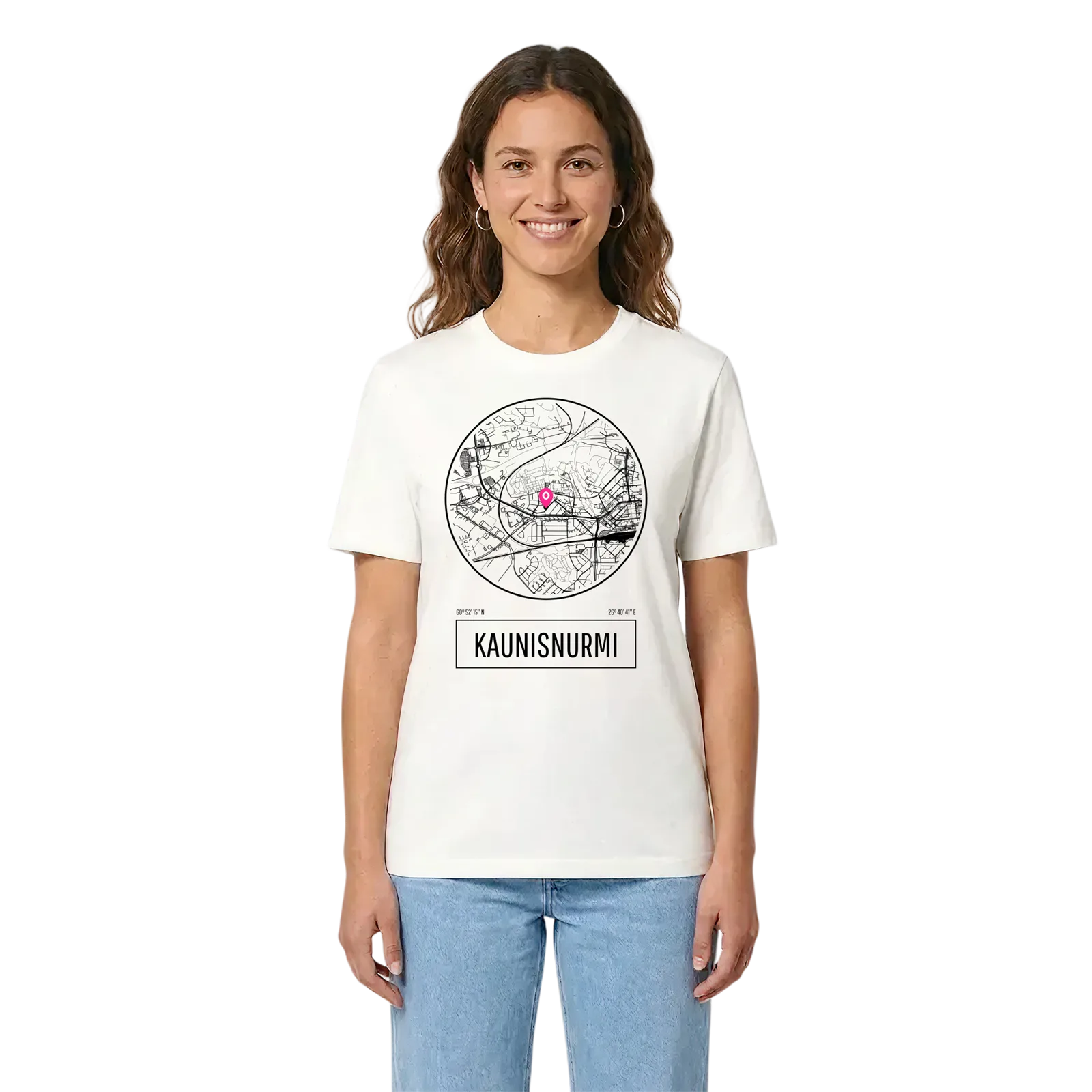Kaunisnurmi t-shirt – White, i miljö