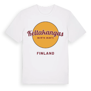 Keltakangas cirkel t-shirt – ekologisk bomull t-shirt från Pinshirt
