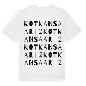 Kotkansaari 2 ordlek t-shirt – ekologisk bomull t-shirt från Pinshirt