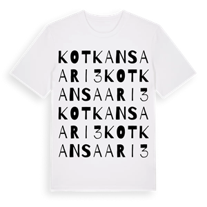 Kotkansaari 3 ordlek t-shirt – ekologisk bomull t-shirt från Pinshirt