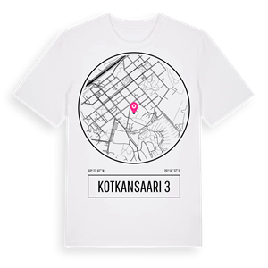 Kotkansaari 3 t-shirt – ekologisk bomull t-shirt från Pinshirt