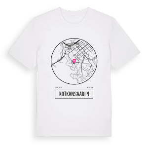 Kotkansaari 4 t-shirt – ekologisk bomull t-shirt från Pinshirt