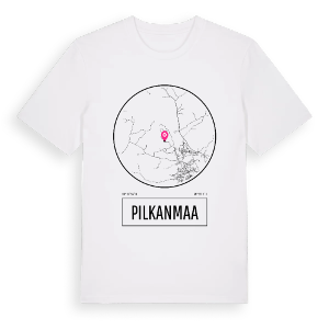 Pilkanmaa t-shirt – ekologisk bomull t-shirt från Pinshirt