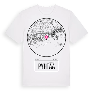Pyhtää t-shirt – ekologisk bomull t-shirt från Pinshirt