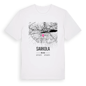 Sarkola karta t-shirt – ekologisk bomull t-shirt från Pinshirt