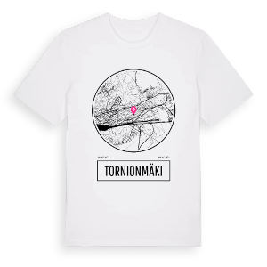 Tornionmäki t-shirt – ekologisk bomull t-shirt från Pinshirt