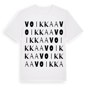 Voikkaa ordlek t-shirt – ekologisk bomull t-shirt från Pinshirt