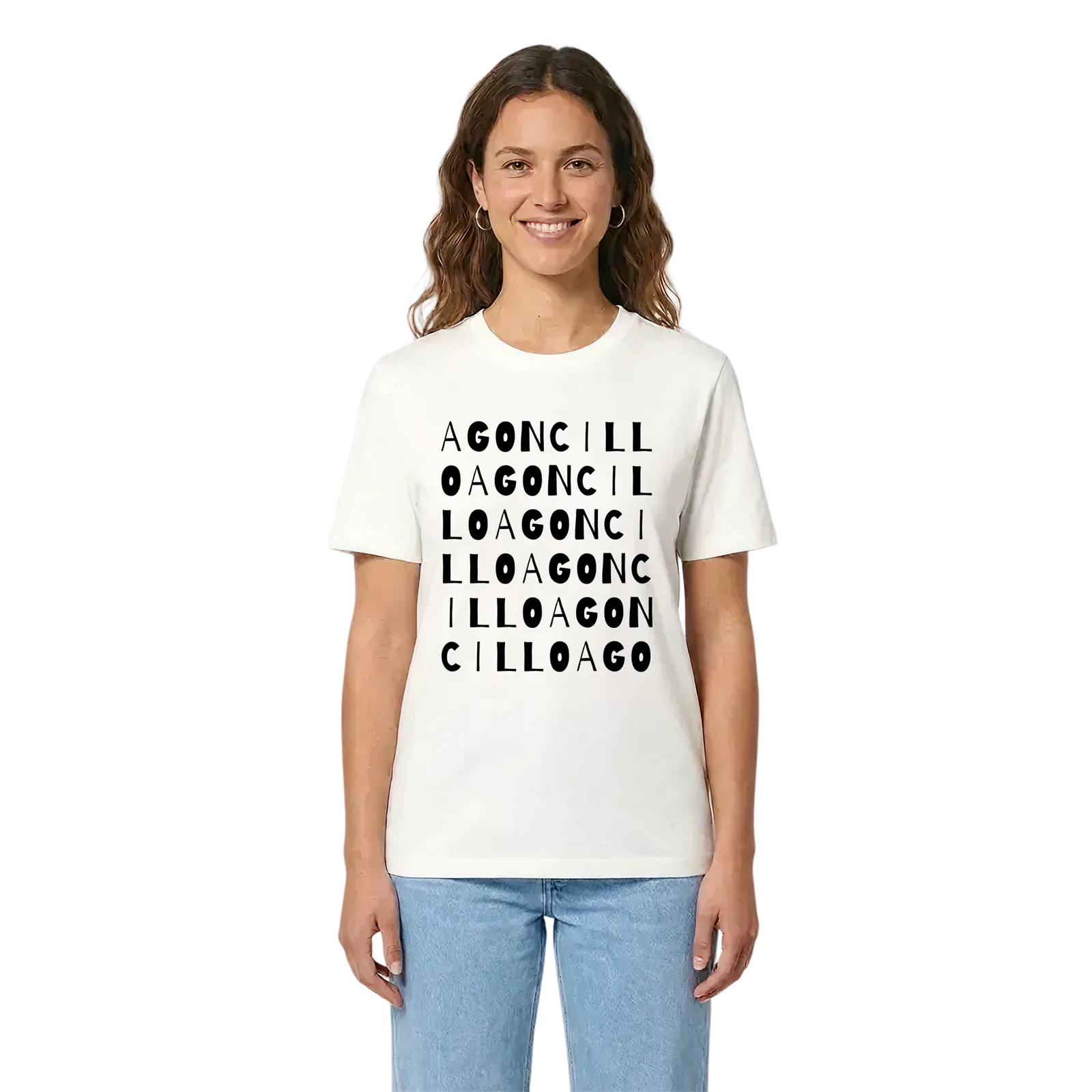 Agoncillo ordlek t-shirt – White, i miljö