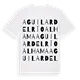 Aguilar del Río Alhama ordlek t-shirt