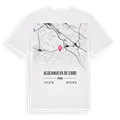 Aldeanueva de Ebro karta t-shirt