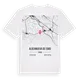 Aldeanueva de Ebro karta t-shirt