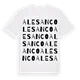 Alesanco ordlek t-shirt
