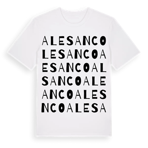 Alesanco ordlek t-shirt – ekologisk bomull t-shirt från Pinshirt
