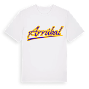 Arrúbal baseball t-shirt – ekologisk bomull t-shirt från Pinshirt
