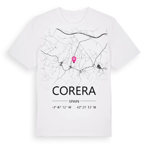 Corera karta t-shirt – ekologisk bomull t-shirt från Pinshirt