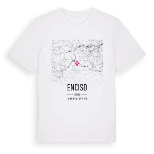 Enciso karta t-shirt – ekologisk bomull t-shirt från Pinshirt